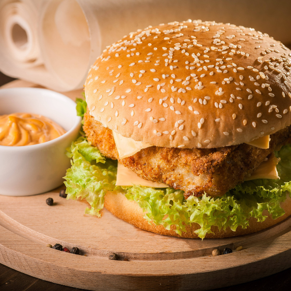 Fishburger à la panure coco